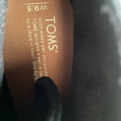 TOMS suede ankle boots used, black