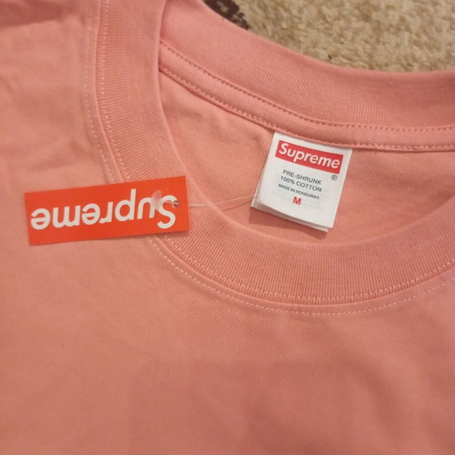 Supreme T-shirt pink large new