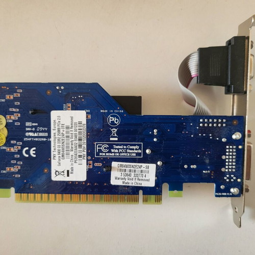 NVIDIA GeForce 8400 GS 256MB DDR2 graphics card used
