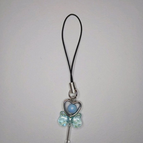 Blue magical girl wand like new, handmade keychain by A To Z Greek