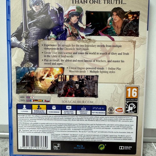 Soulcalibur VI PlayStation 4 (PS4) near mint, English