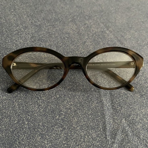 Oval Frame Glasses & Other Stories New Brown Clear Lens