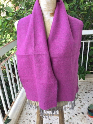 Вълнен шал унисекс двойно лице