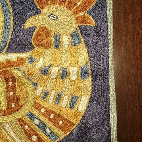 Decorative Pillowcase with Rooster Embroidery new