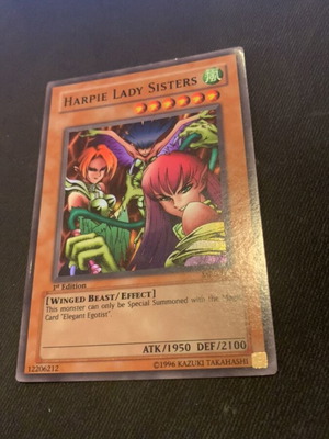 Harpie Lady Sisters Yu-Gi-Oh! card used 1st edition MRD