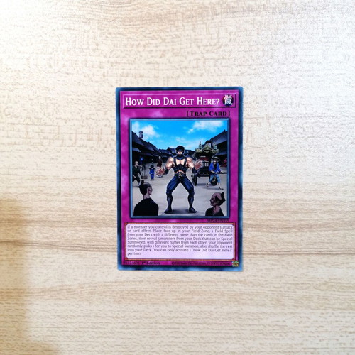 Yu-Gi-Oh! How Did Dai Get Here? 1st Edition Common Trap Card Near Mint