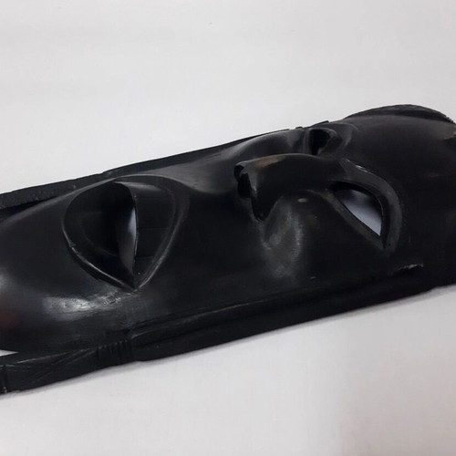 African wooden mask used, hand-carved, wall decoration