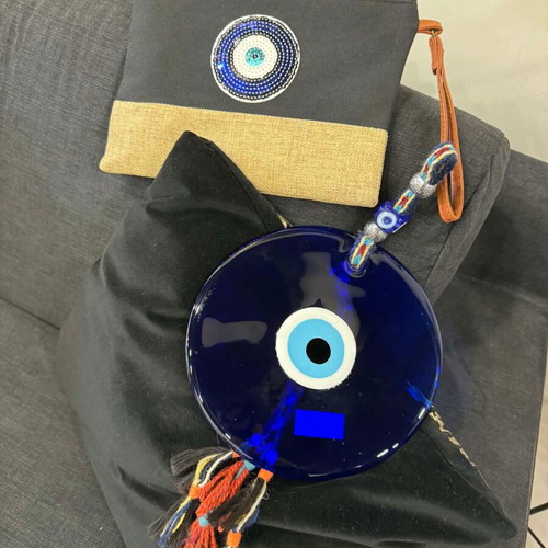 Handbag and glass eye gouri new, set
