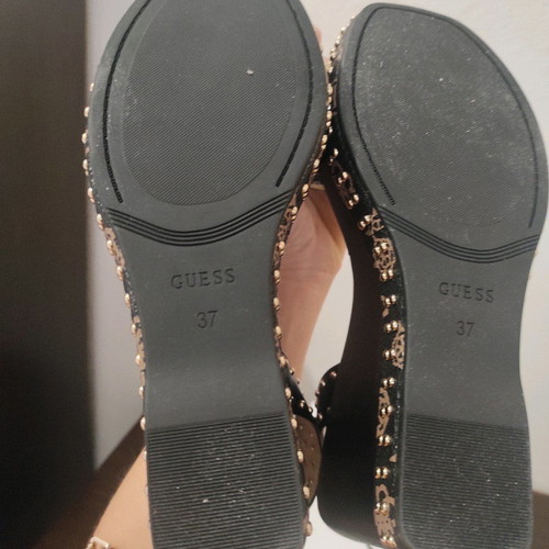 Guess Black Platform Sandals New Size 37