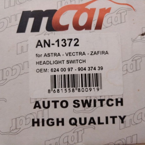 Light switch Opel Astra Vectra Zafira new