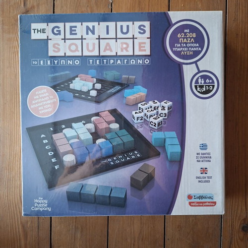 The Genius Square board game new, for ages 6+
