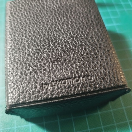Ray-Ban Folding Wayfarer leather case like new, black