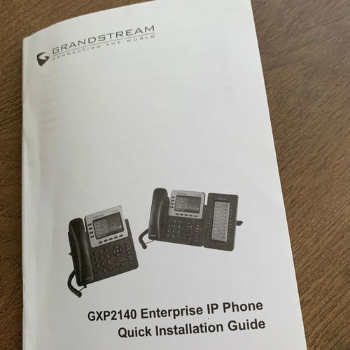 Grandstream GXP2140 IP Phone new, wired, black