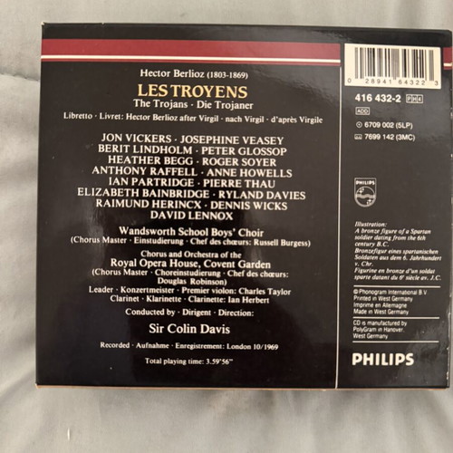 Berlioz Les Troyens CD like new