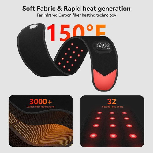 Wrist band with red light, 36 LEDs, 3 levels, new