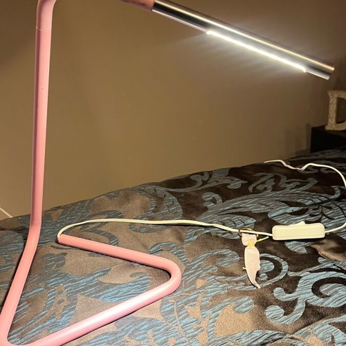 Pink led lamp like new
