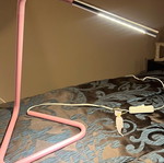 Pink led lamp like new