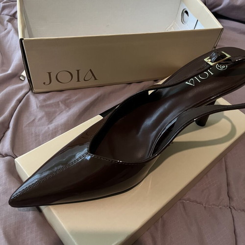 Luigi Brown Slingback Heels new