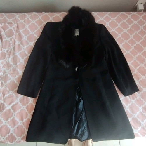 Women's black Forrel jacket size Large with faux fur, like new