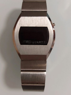 MBO Vintage Digital Men's Watch 1975 Germany like new, stainless steel