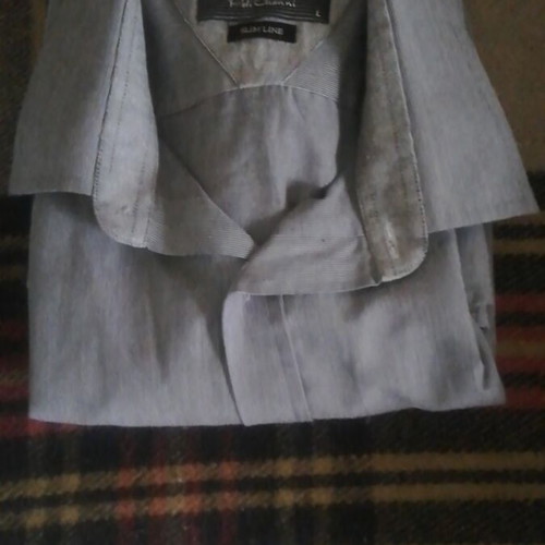Poli Gianni shirt medium blue like new
