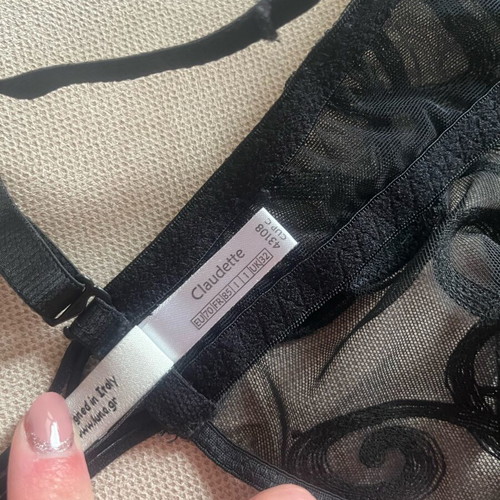 Luna corset black like new, size M