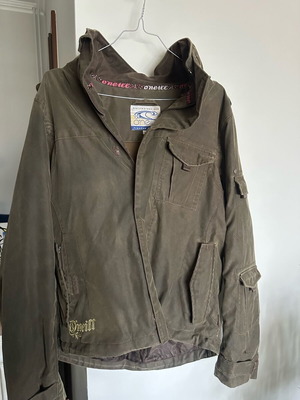O’neill Women’s Jacket L like new with detachable hood