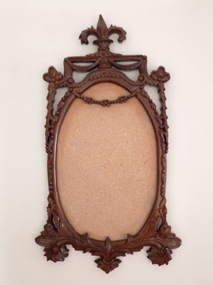 Handmade Carved Rosewood Frame with Removable Back 60x90cm