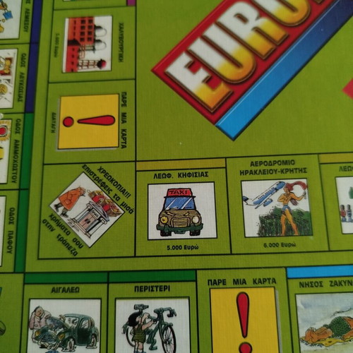 Europoly Polytelias board game like new