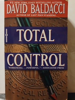 Total Control book by David Baldacci, Warner Books 1997