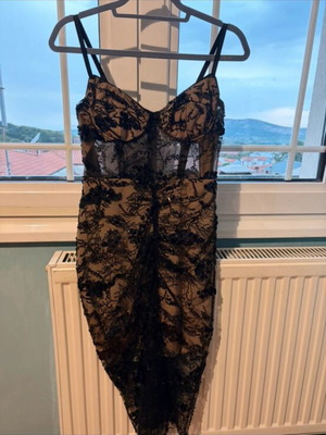 Zini dress used, size M, black, 3 defects