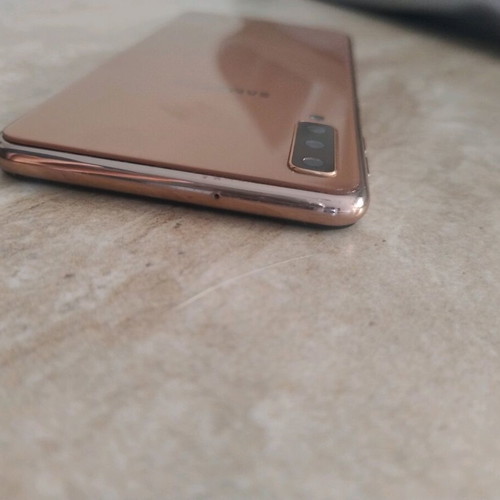 Samsung Galaxy A7 SM-A750FN/Ds used, gold, dual SIM, 64GB, 4GB RAM