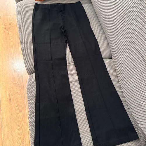 Black flared pants Mango size M like new