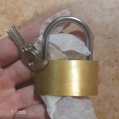 Padlock 50mm thin new