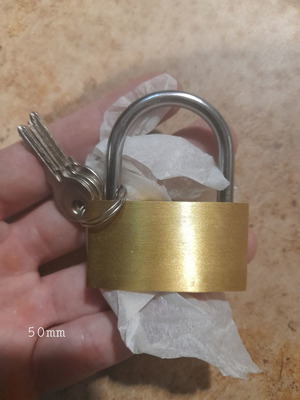 Padlock 50mm thin new