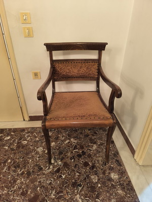 Kerkyra Chairs used, set of two