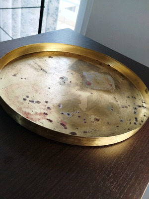 Decorative tray used, bought from Jysk