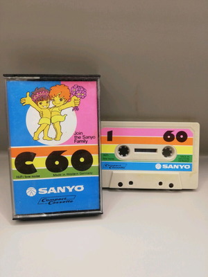 Audio cassette SANYO C 60 1977 σαν καινούργιο, West Germany