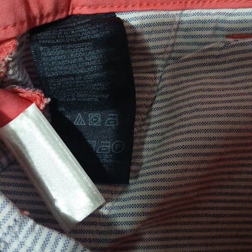 Tommy Hilfiger women's pants new, elastic, red and pink, size M