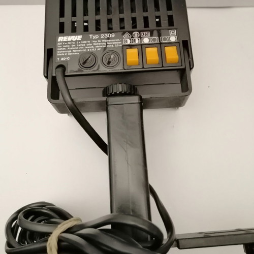Video Camera Light used 2X1000 Watt 220 Volt with Fan REVUE Typ2309