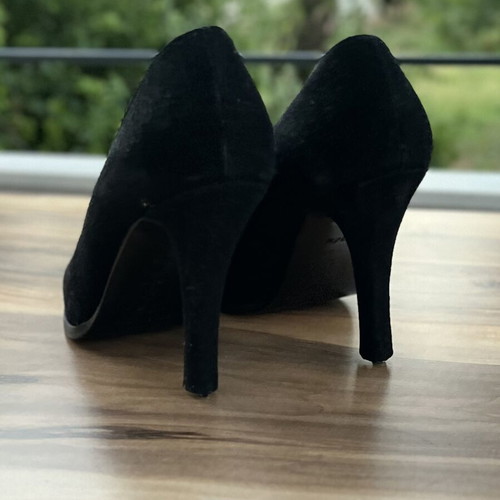 Anastazi Bournazos leather vintage pumps, size 37.5, black