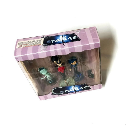 Coraline Set C collectible figures NECA like new, sealed