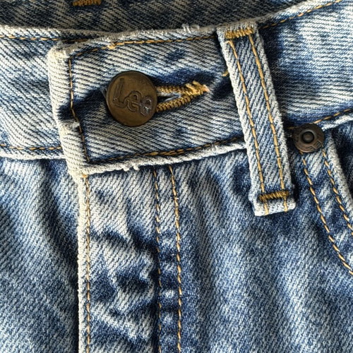 Lee vintage denim shorts high-waisted XS like new, light blue washed