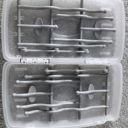 Bottle drying rack like new, 12 positions, foldable