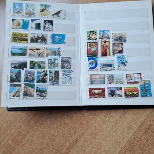 Album with Greek stamp collection like new