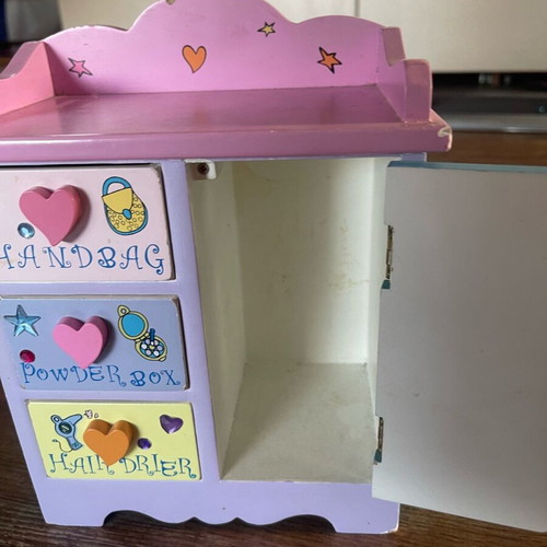 Jewelry box used, multicolored, in very good condition