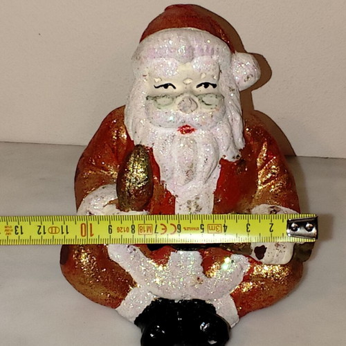 Santa Claus candle used, vintage