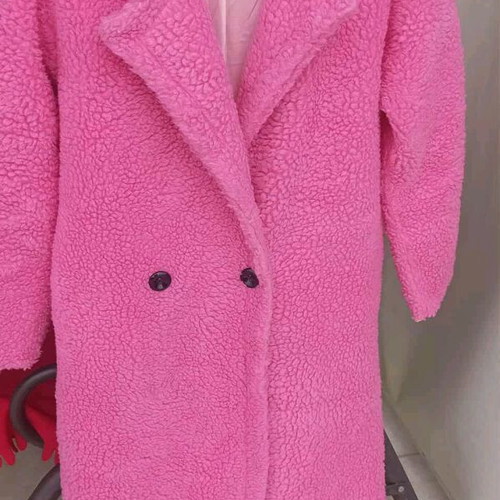 Marmalady ροζ teddy coat σαν καινούργιο, one size