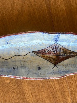 Decorative ceramic, 40 cm length