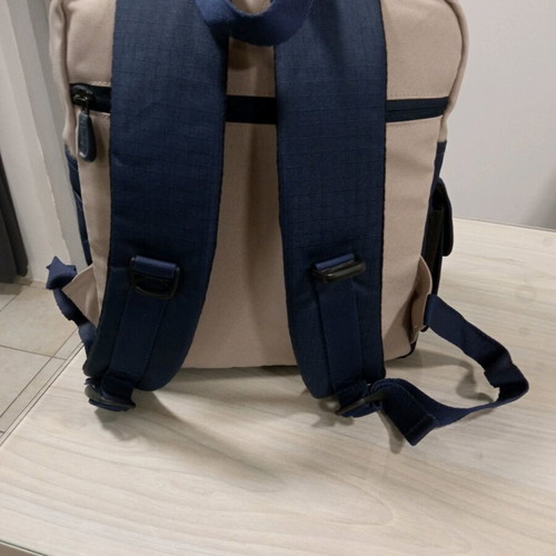 Jeep backpack bag new, beige and blue